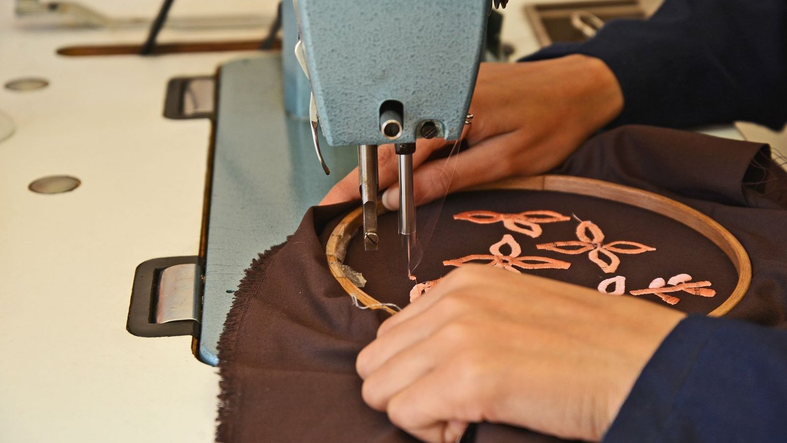 Hero — embroidery by hand