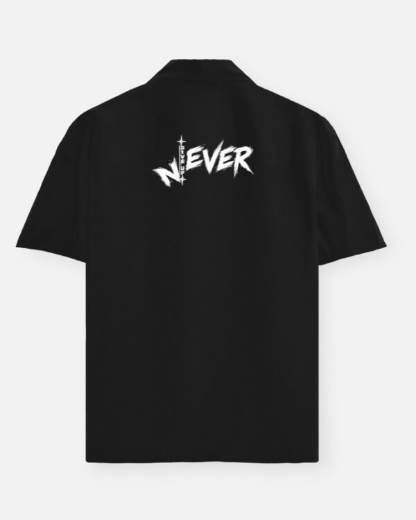 "NEVER EVER" Unisex 240 GSM Oversized Shirt